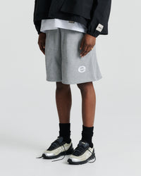 Piped Relax Short - Grey Marle