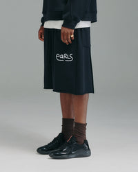 Thick Stitch Short - Black/White