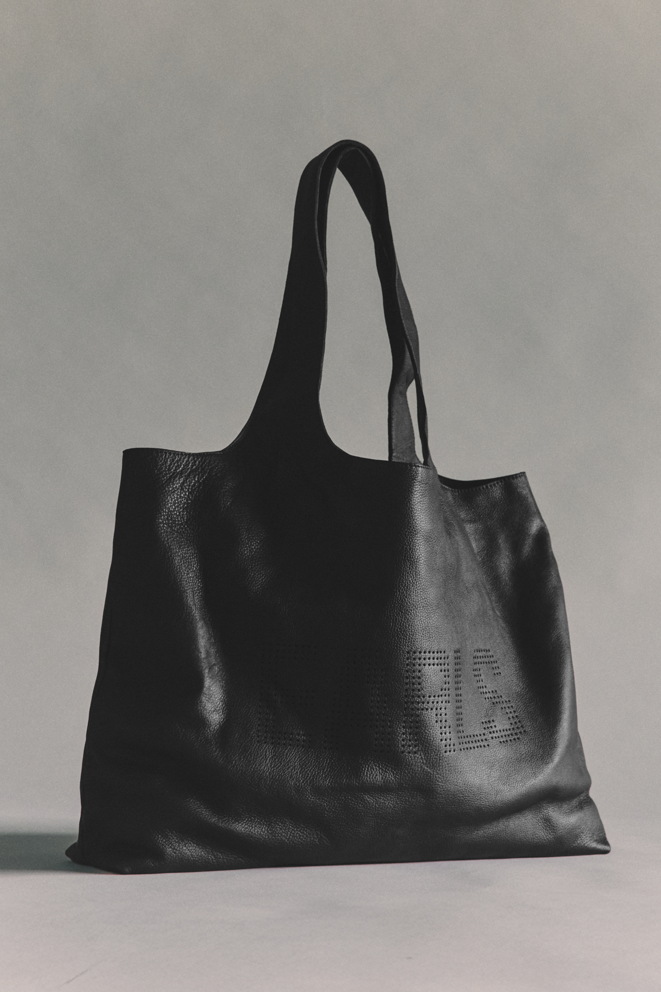 Leather Tote - Black