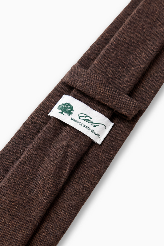 Woven Tie - Mahogany