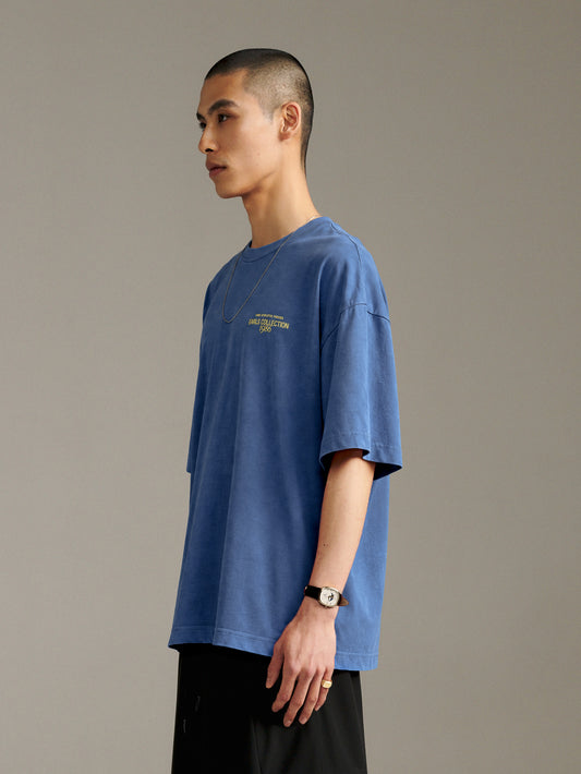 Archive Athletic Tee - Washed Navy