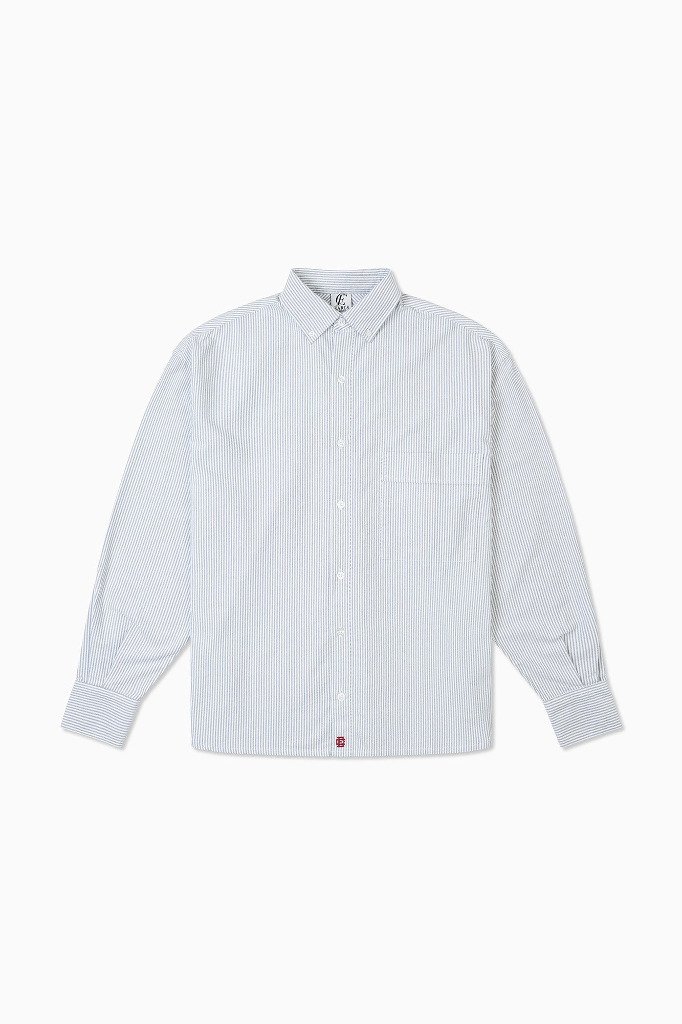 Oversized Oxford Shirt - Blue