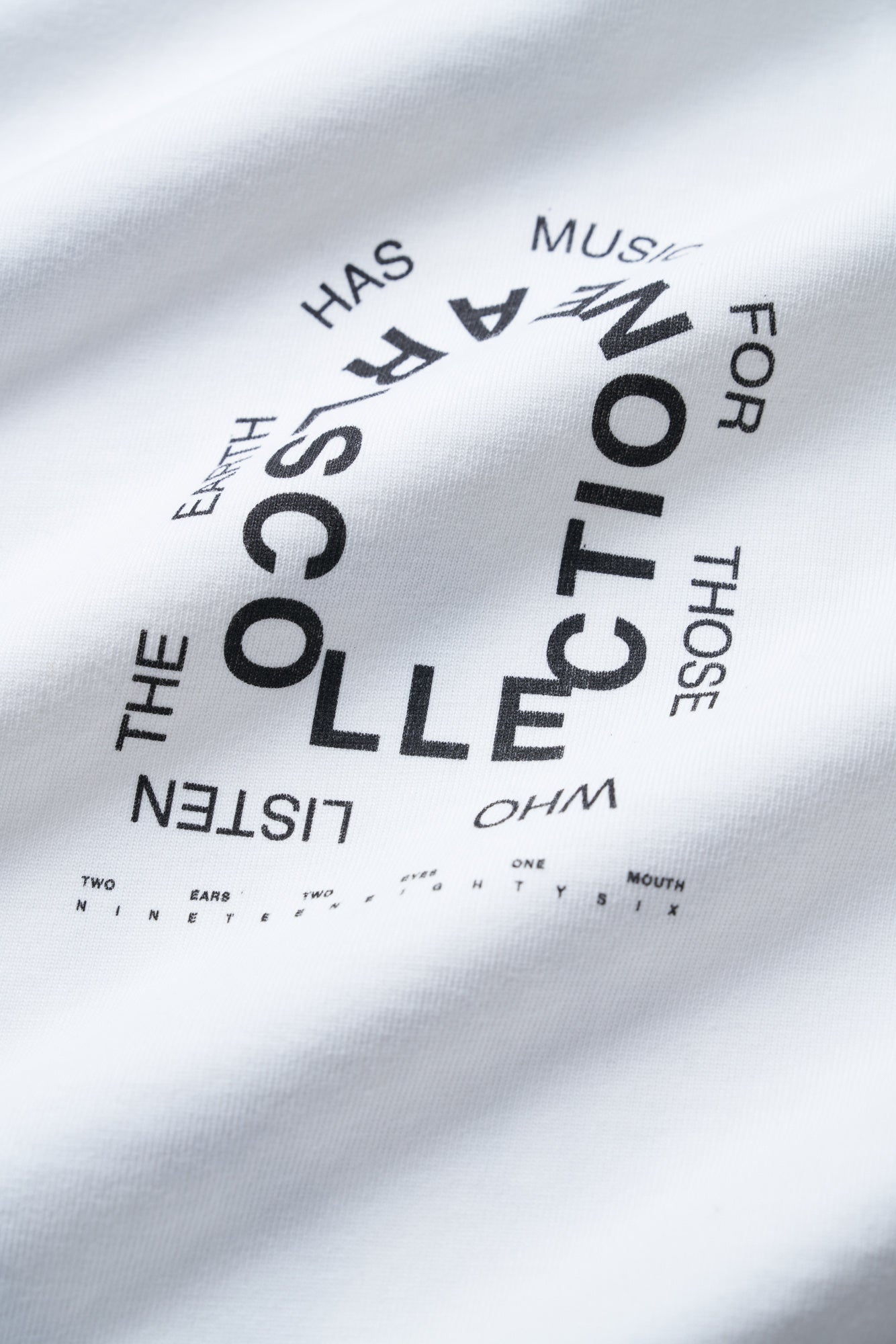 Earth & Music Heavy Tee - White