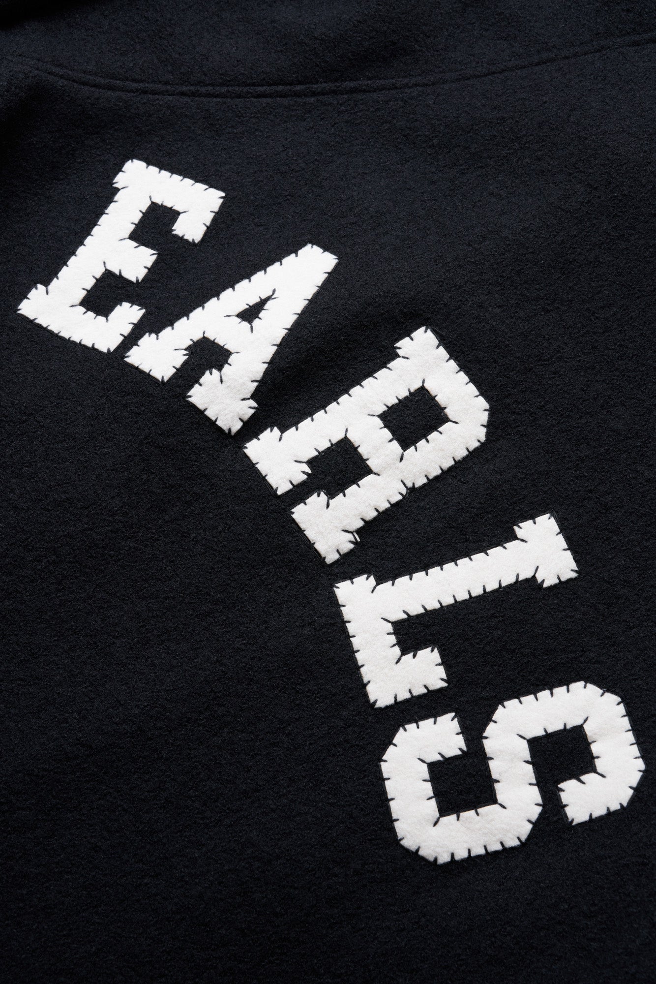 Wool Coaches Jacket - Black