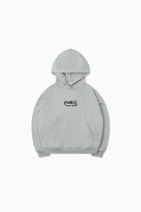 Thick Stitch Hood - Grey Marle