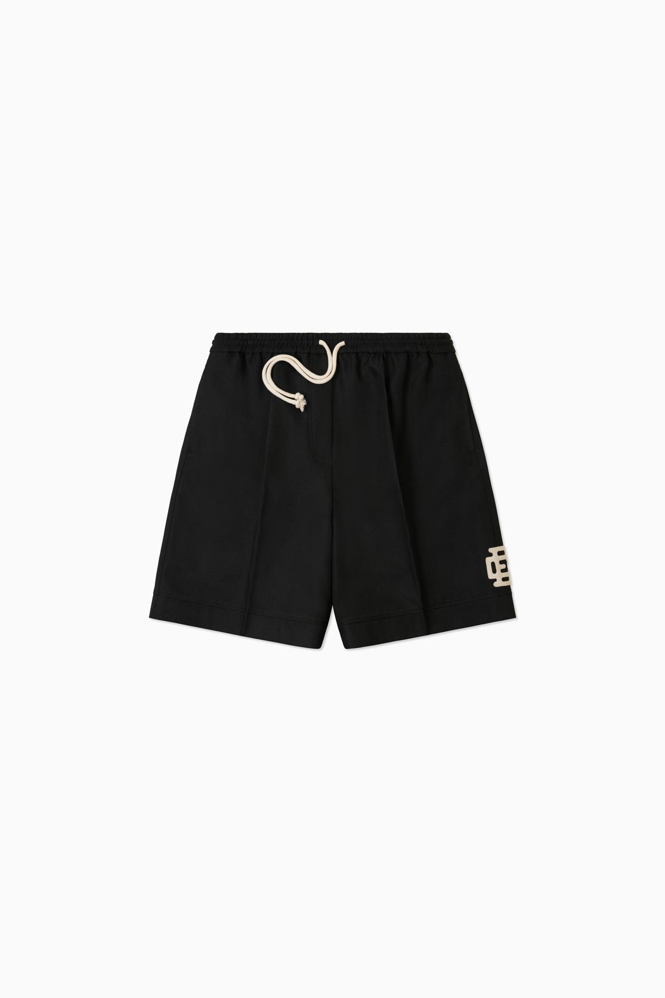 Pleated Formal Change Short - Black