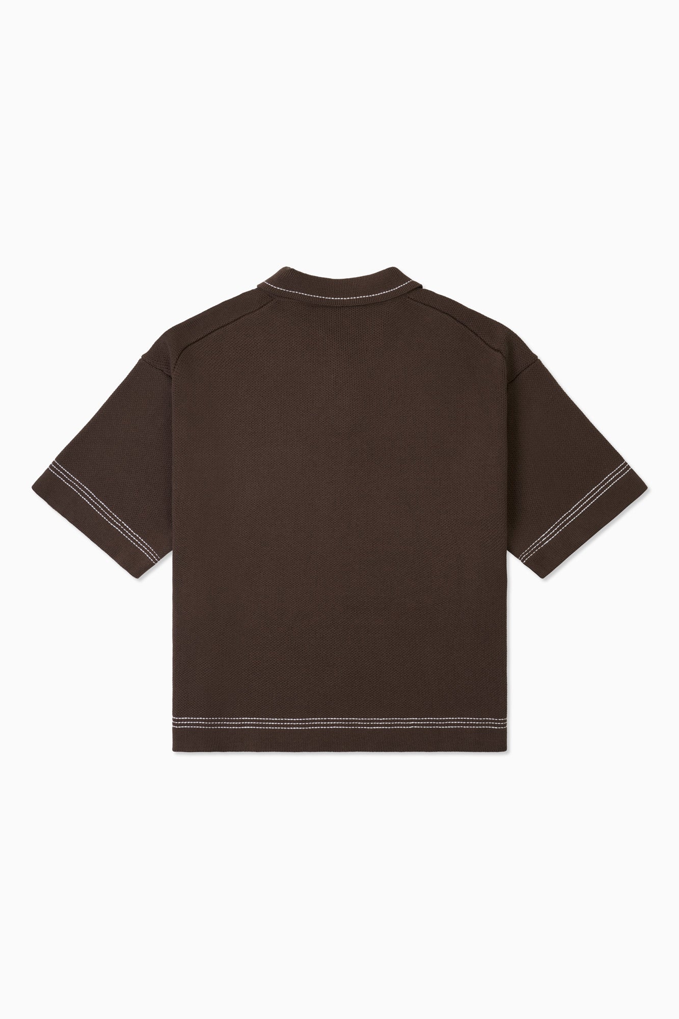 Resort Knit Polo - Brown