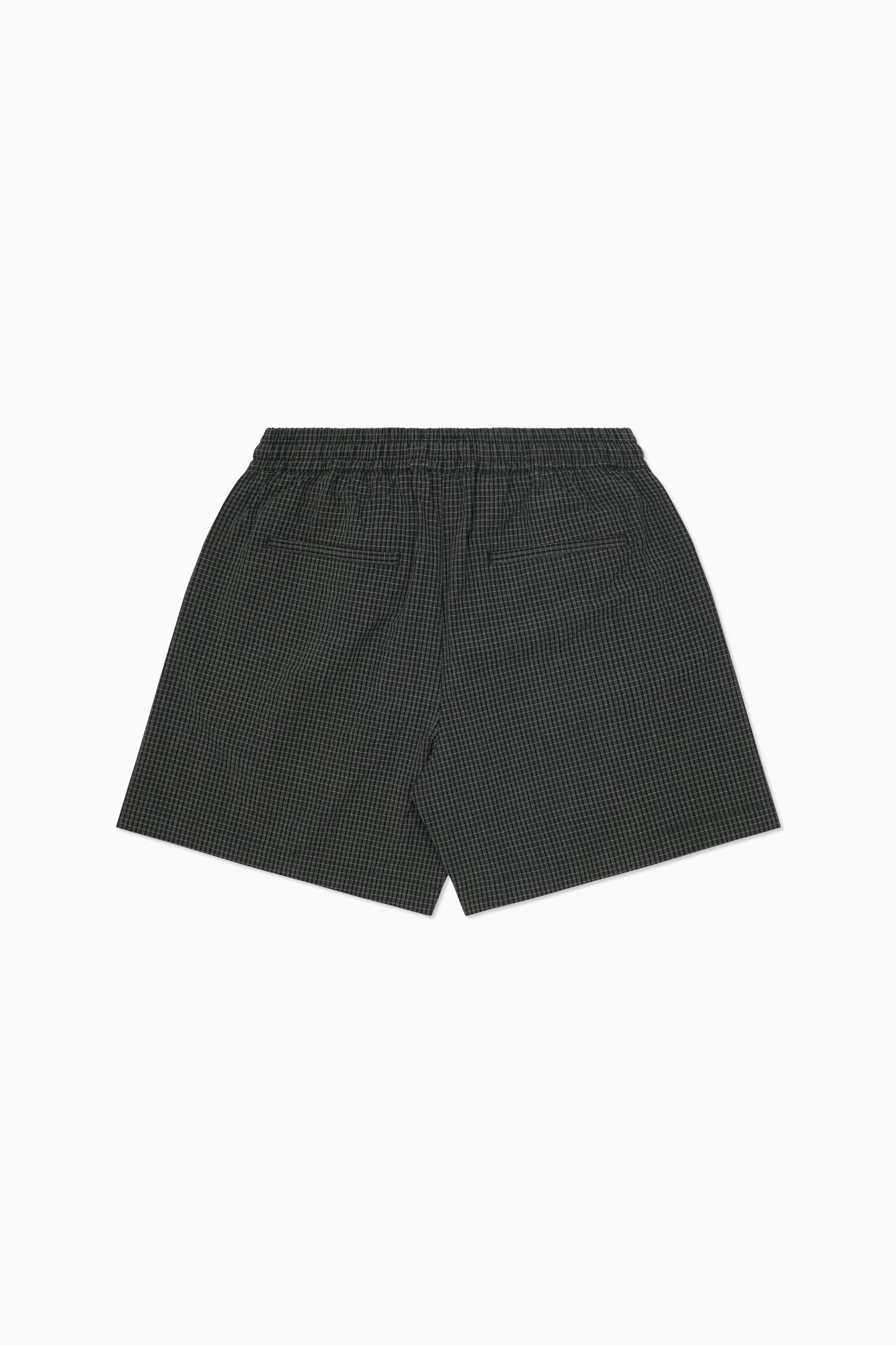 Seersucker Swim Short - Black