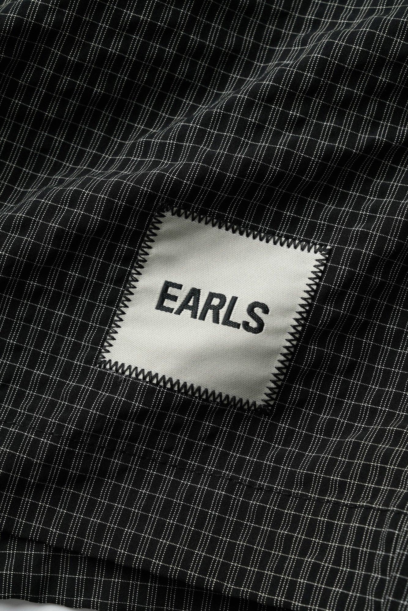 Seersucker Swim Short - Black