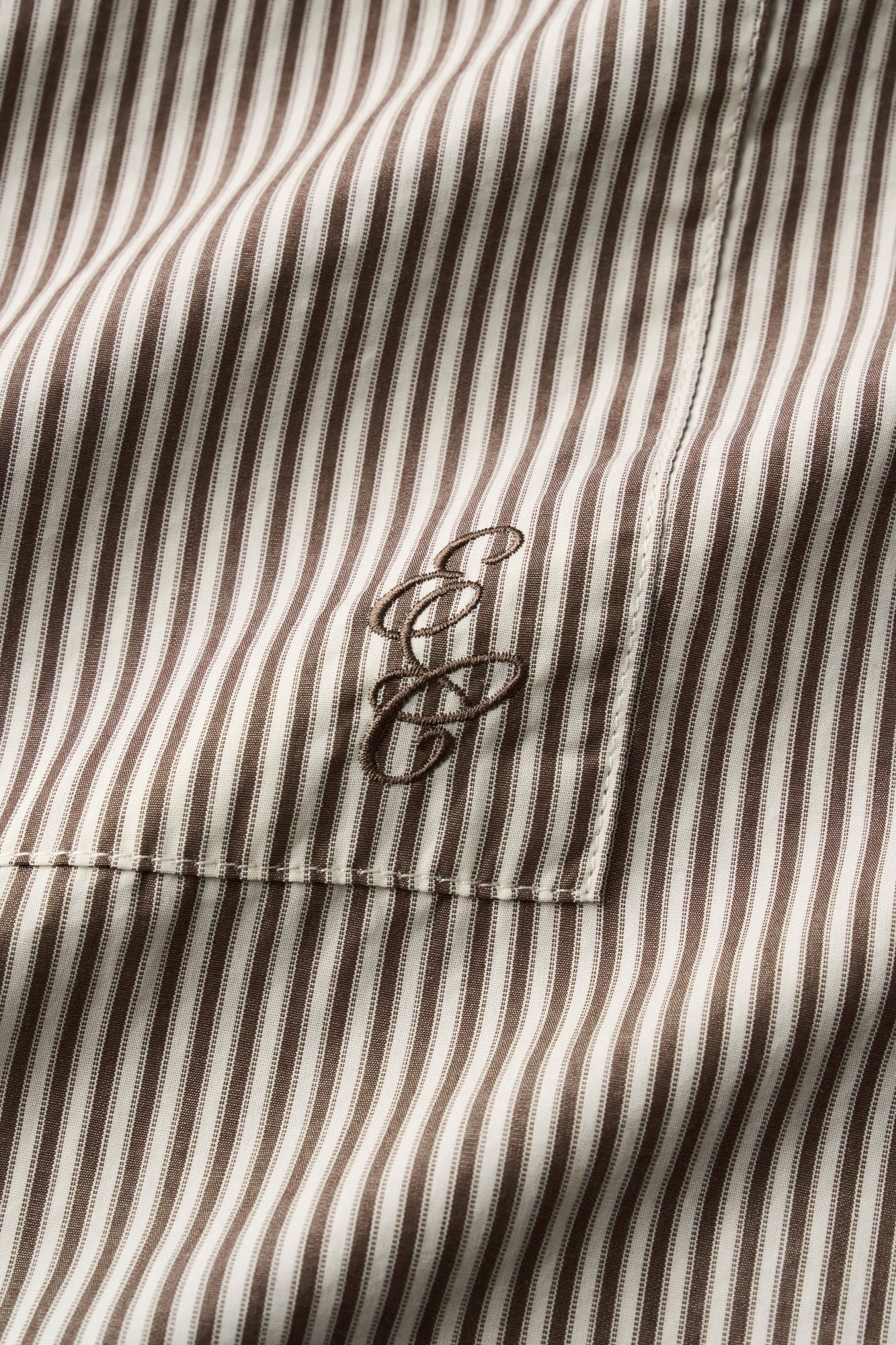 CBD Shirt - Brown Stripe