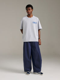 Capital Stitch Tee - Grey Marle