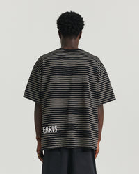 Stripe Block Tee - Black