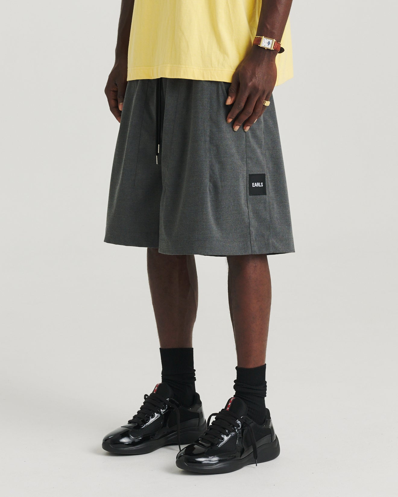 Formal Relax Short - Charcoal – Earls Collection
