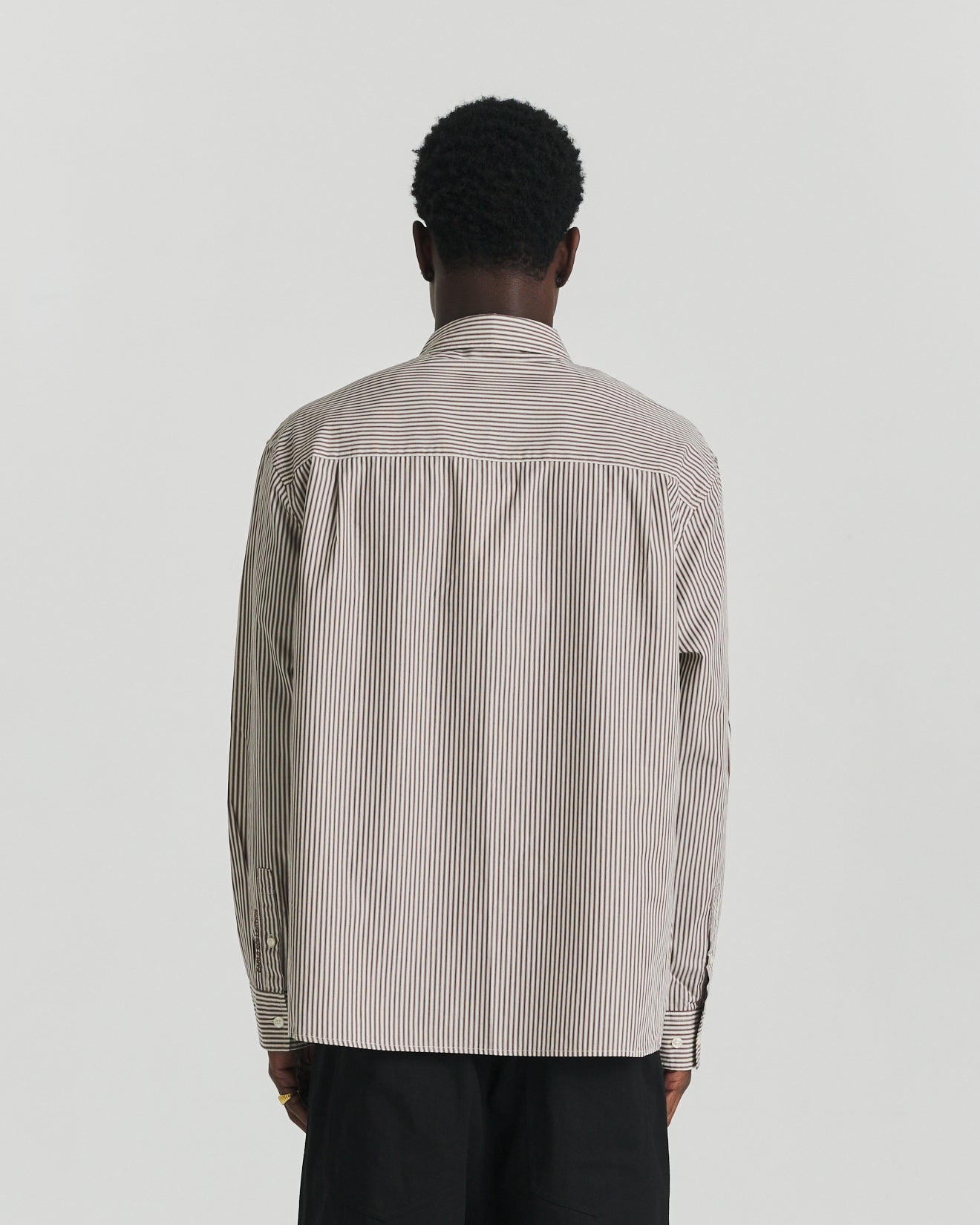 CBD Shirt - Brown Stripe