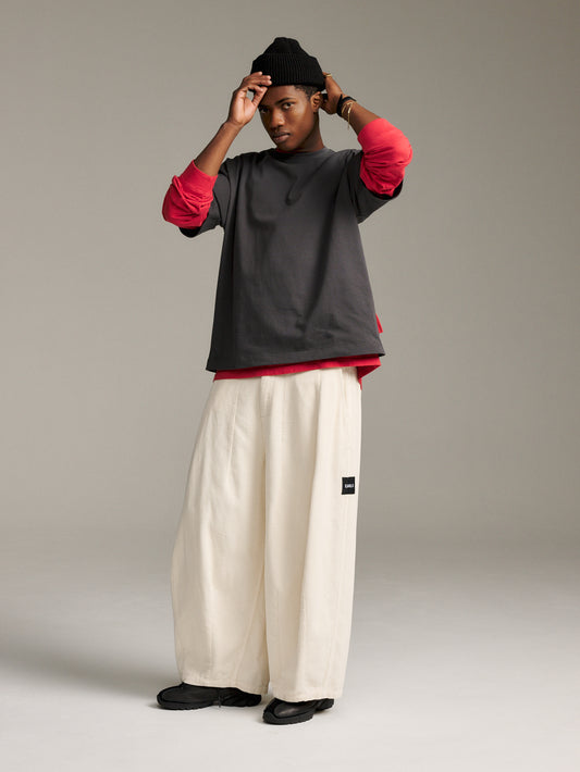 Relax Cord Pant - Ivory