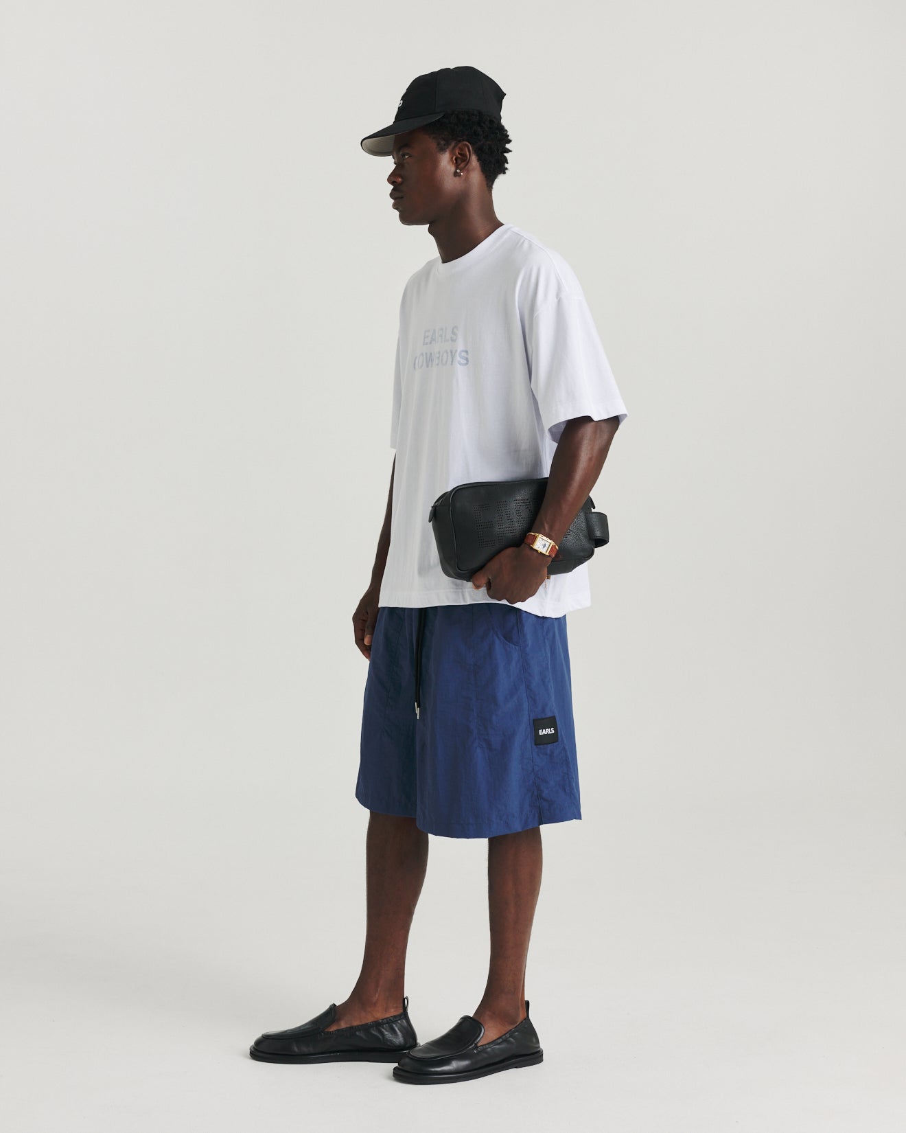 earlショーツ Nylon Relax Short - Blue – Earls Collection