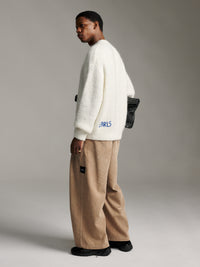 Solid Mohair Knit - Off White