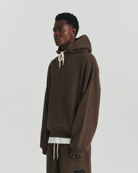 Warm Up Hood - Brown