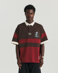 Block Rugby - Brown/Red