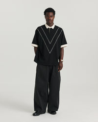 Chevron Rugby - Black