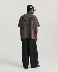 Felt Tee - Charcoal/Black