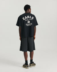 Family Owned Tee - Black/Off White