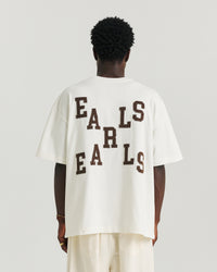 Felt Tee - Off White/Brown