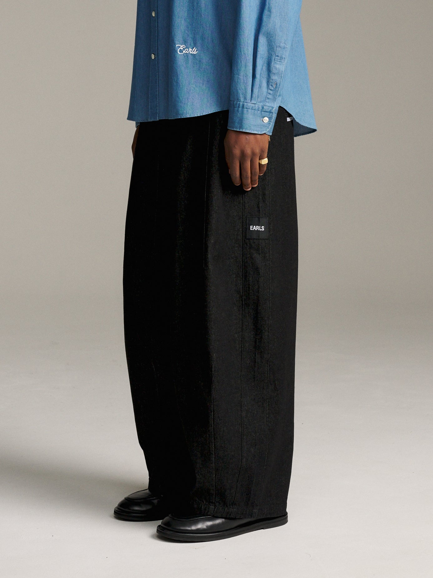 Denim Relax Pant - Rinsed Black