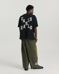 Felt Tee - Black/White