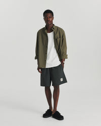 Seersucker Swim Short - Black