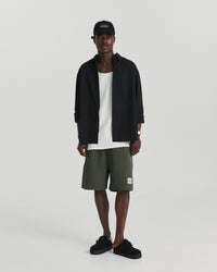 Seersucker Swim Short - Green