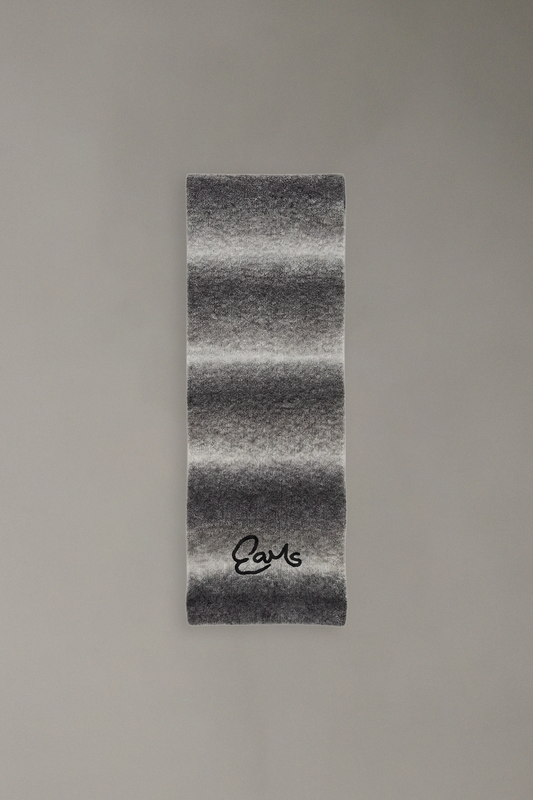 Ombre Knit Scarf - Greyscale