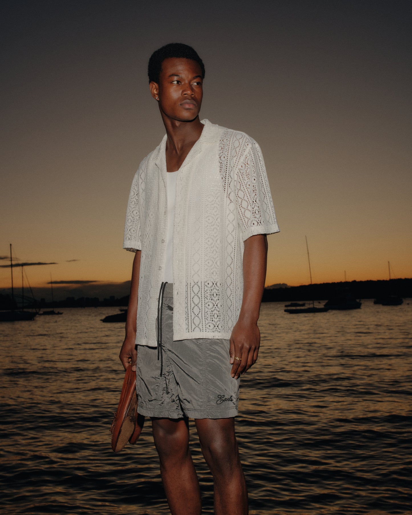 Crochet Shirt - White