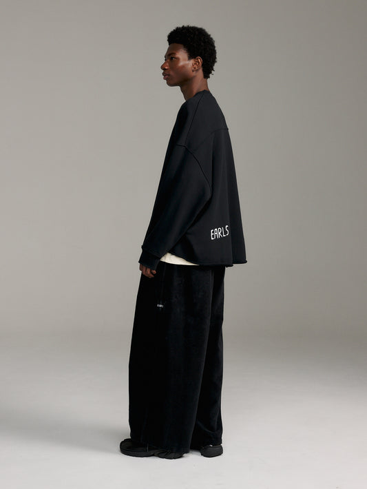 Relax Cord Pant - Black