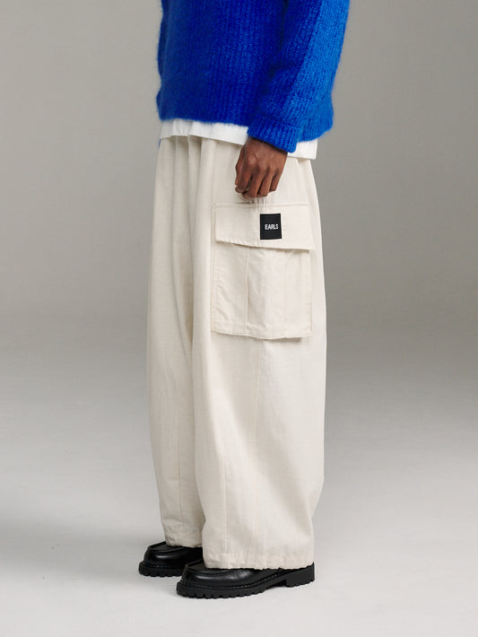 Cargo Relax Pant - Natural