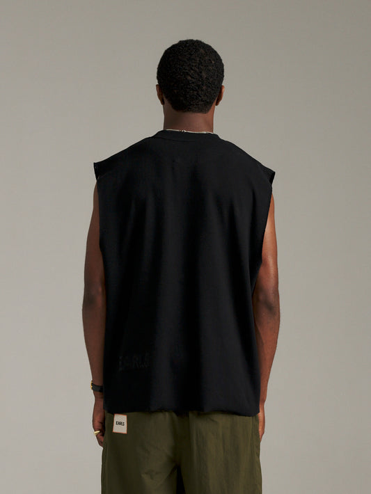 Boxy Rib Tank - Black