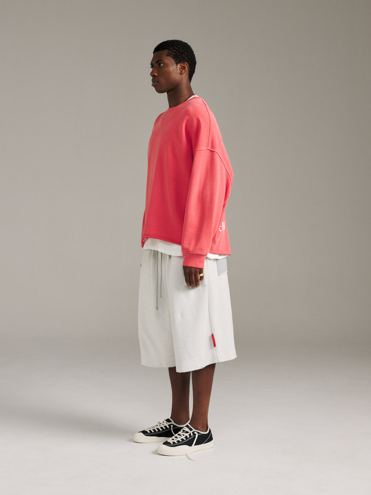 Raw Edge Crew - Washed Red