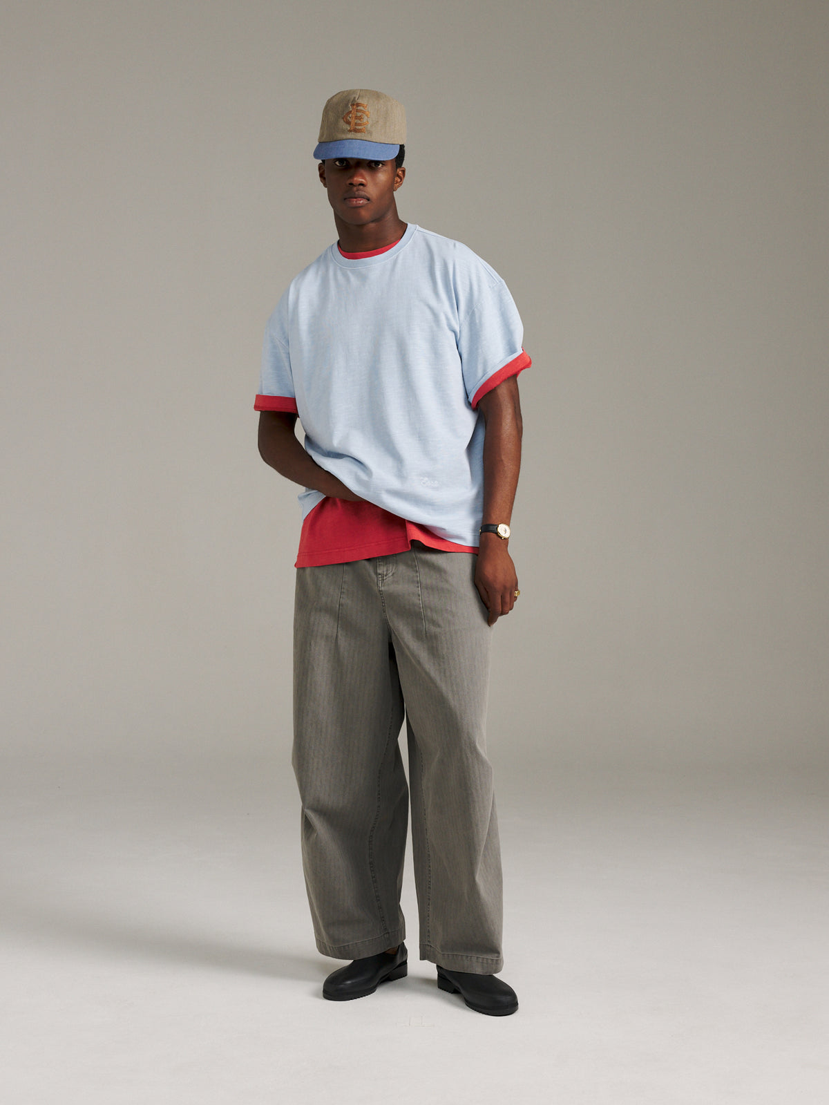 Slub Jersey Tee - Sky