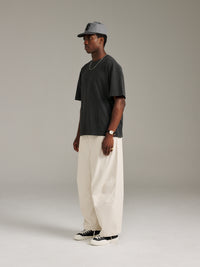 Slub Jersey Tee - Washed Black