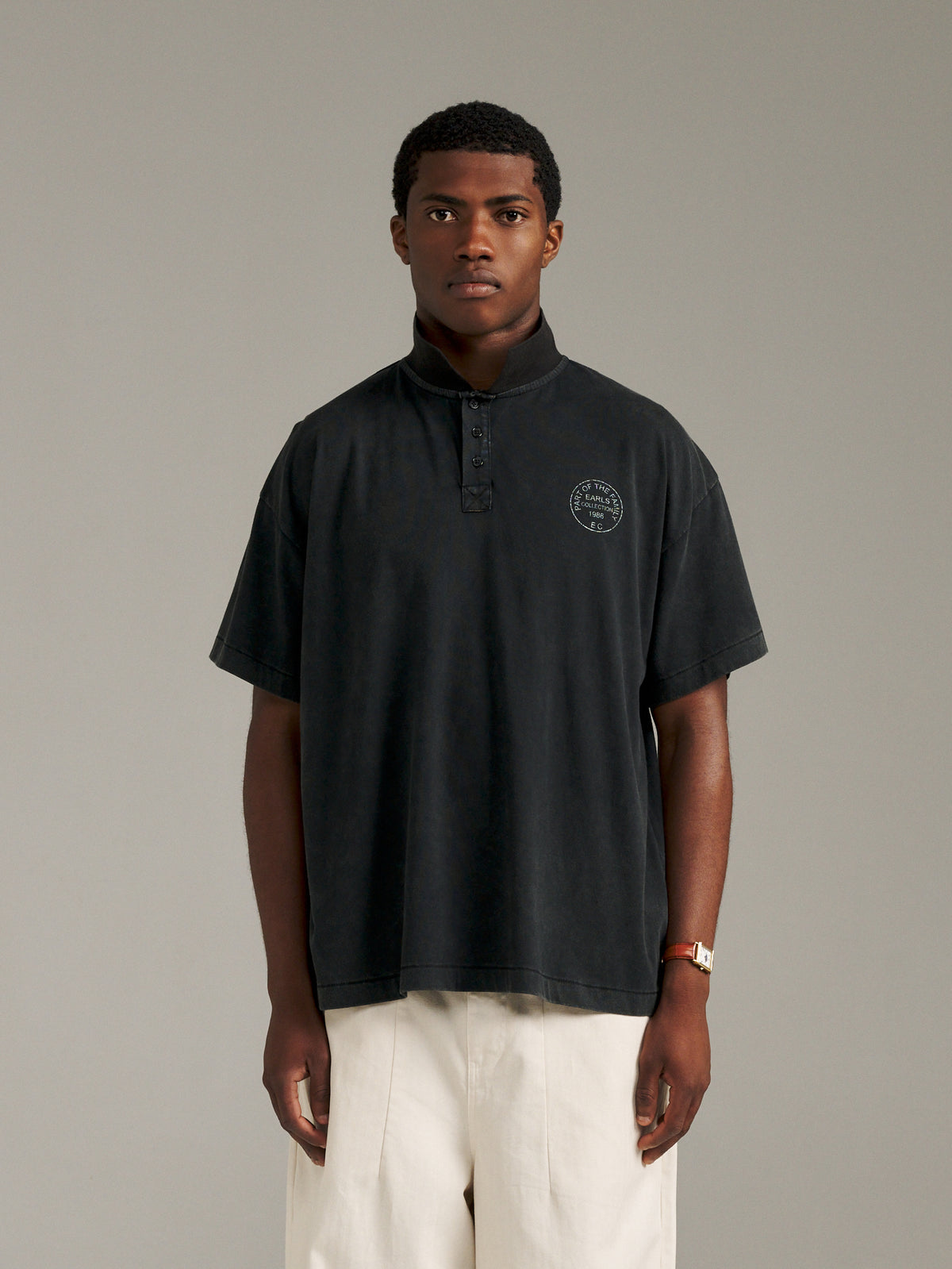 Jersey Polo - Black