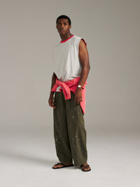 Twin Tank - Red/Grey