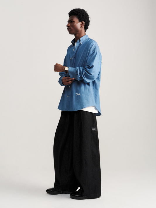 Denim Relax Pant - Rinsed Black