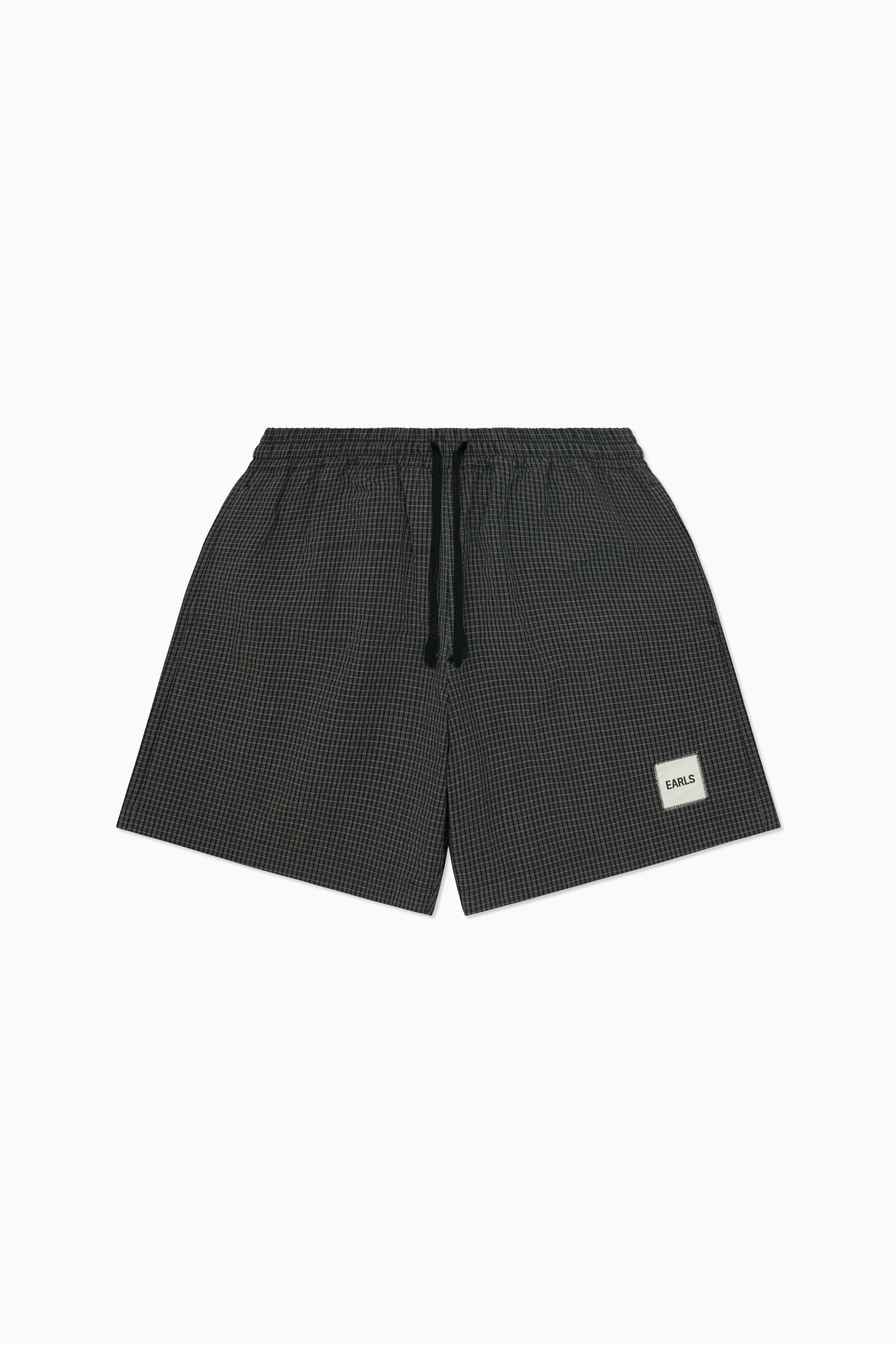 Seersucker Swim Short - Black
