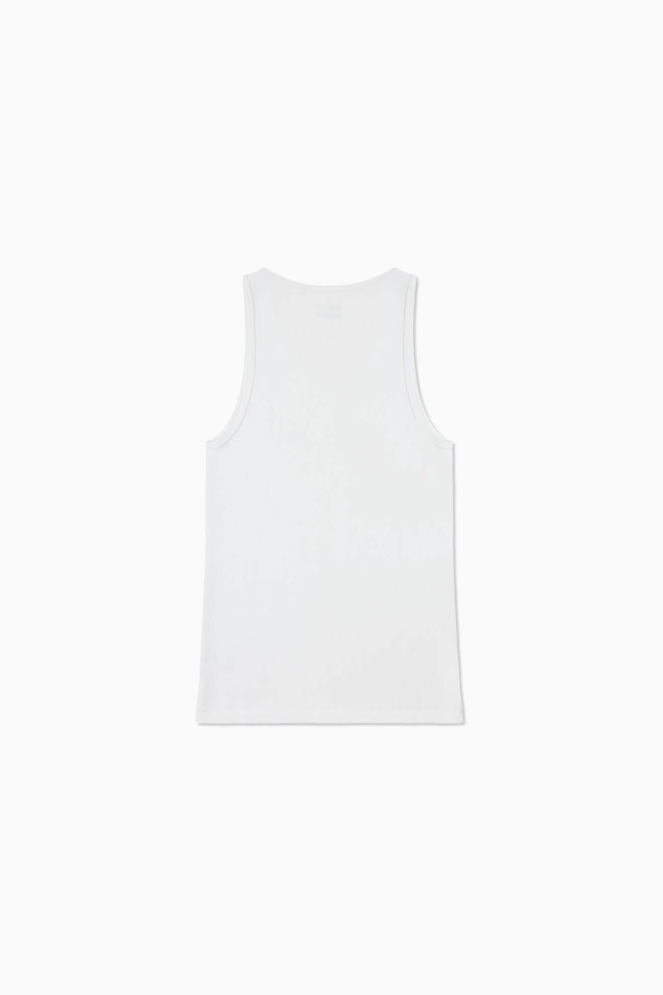 Waffle Singlet - White