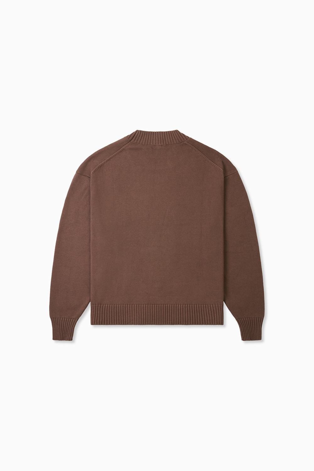 Net Intarsia Knit - Brown