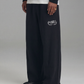 Thick Stitch Pant - Black/White