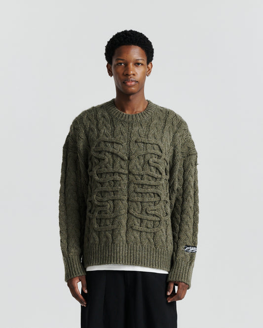 Monogram Crew - Forest