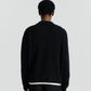 Knit Shirt Cardigan - Black