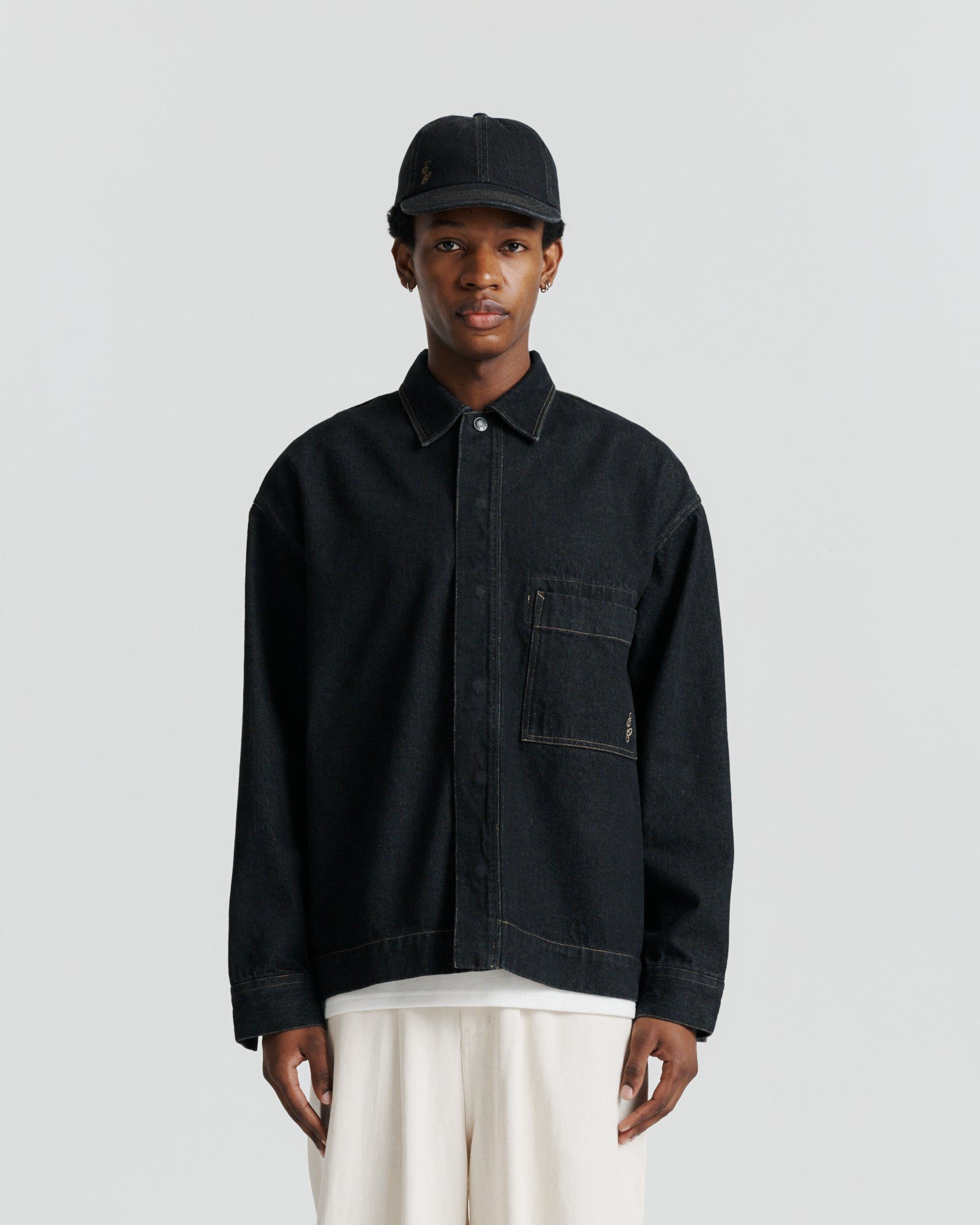 Button Denim Shirt - Raw