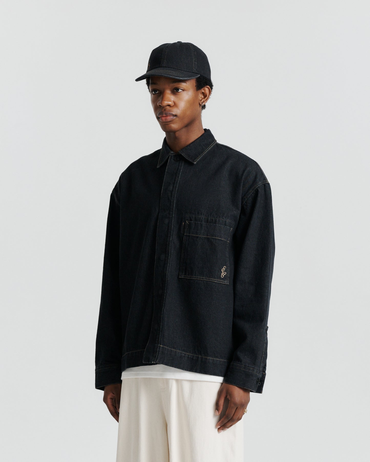 Button Denim Shirt - Raw